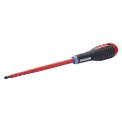 Bahco BE-8800S. Ergo Insulated screwdriver for Pozidriv screws with 3-component handle, VDE-certified PZ0x20 mmx75 mm