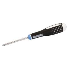 Bahco BE-8810I. Ergo Pozidriv screwdriver in stainless steel, with 3-component handle, PZ1 × 75 mm