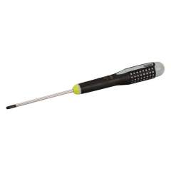 Bahco BE-9100. Ergo Screwdriver for TRI-WING safety screws with rubber handle, No. 0x80 mm
