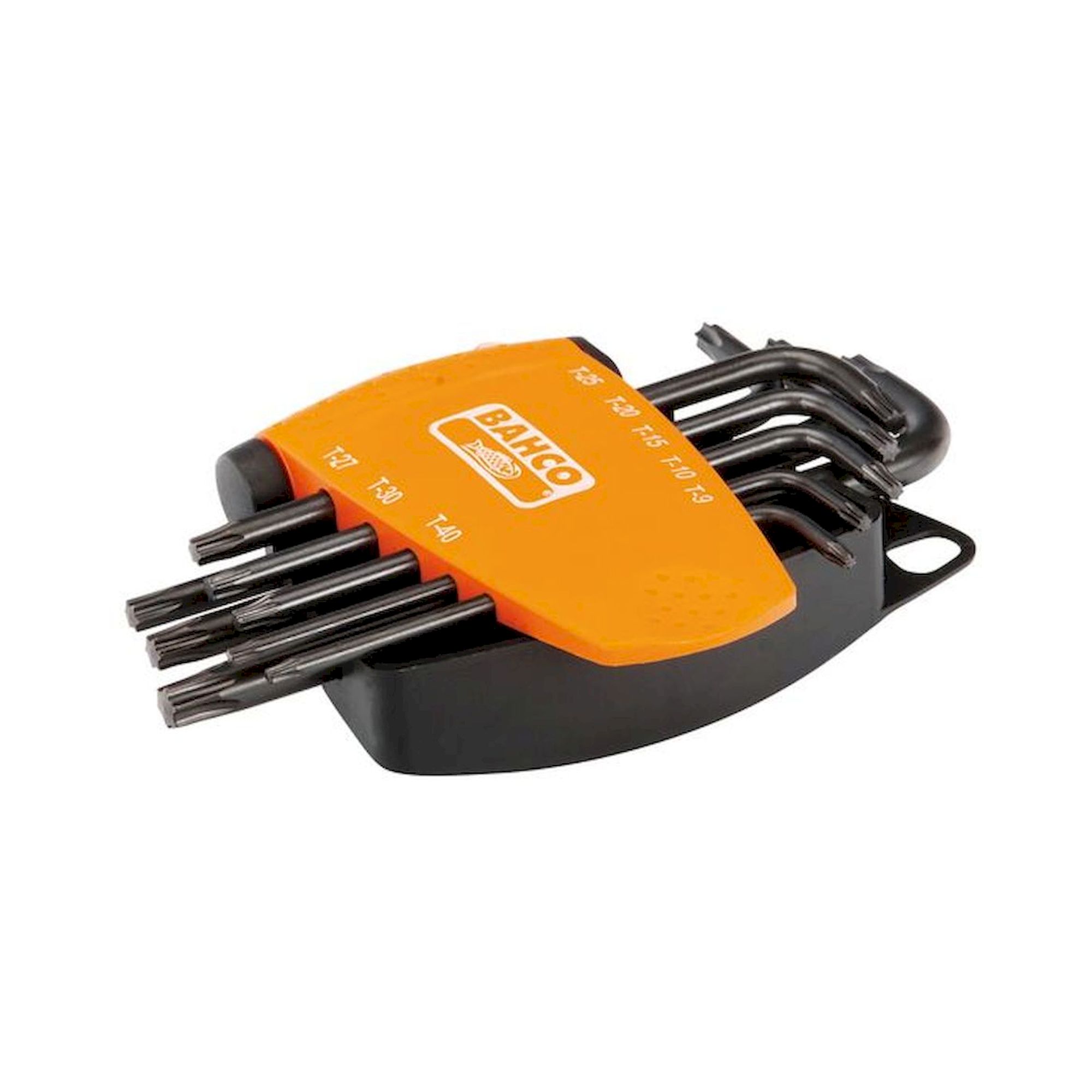 Bahco BE-9575. Torx Offset screwdriver set, phosphated, 8 pieces