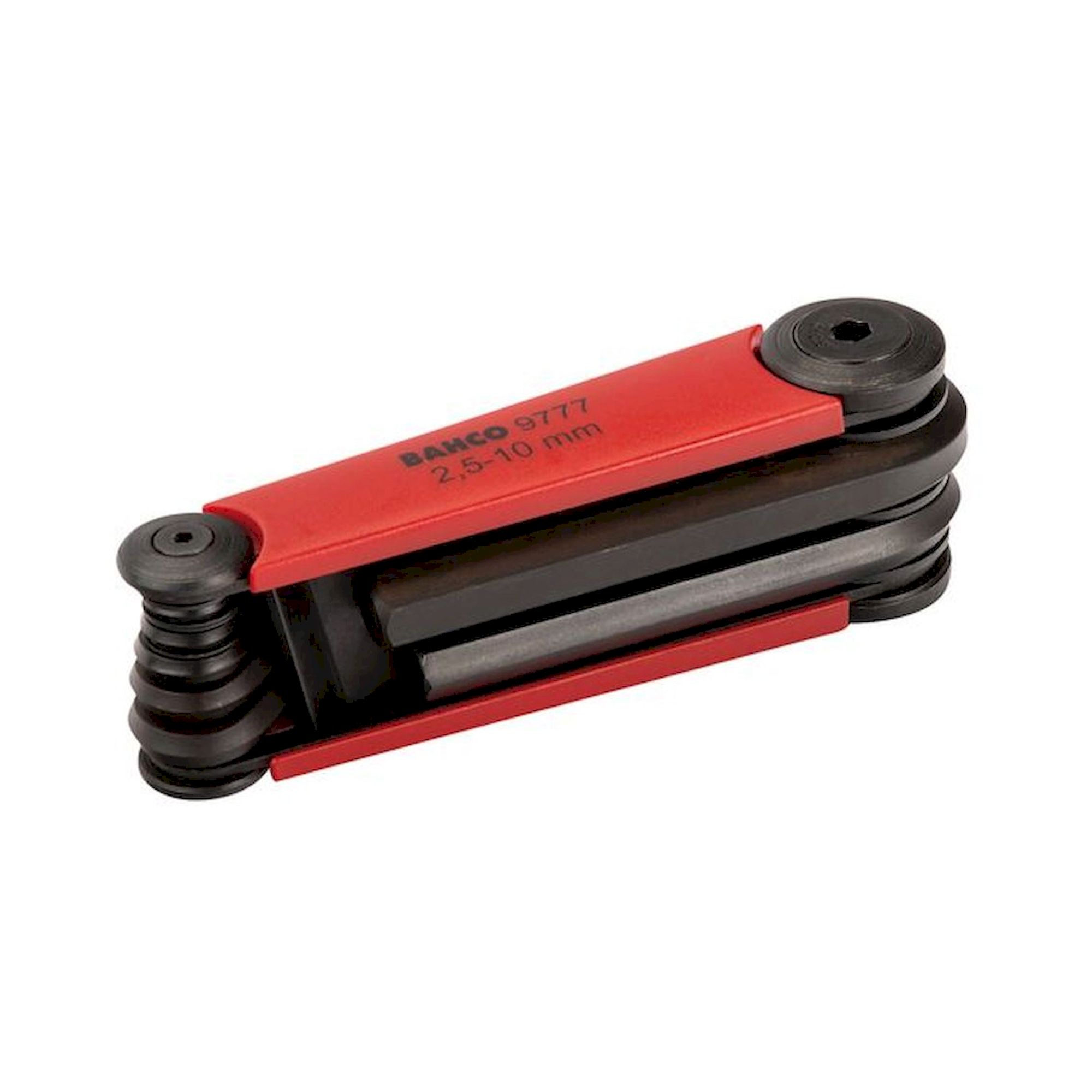Bahco BE-9777. Jeu de tournevis hexagonaux, métrique, bruni 2.5 mm-10 mm, 7 pièces