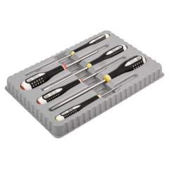 Bahco BE-9881I. Ergo Stainless steel screwdriver set for slotted and Phillips screws, 6 pieces