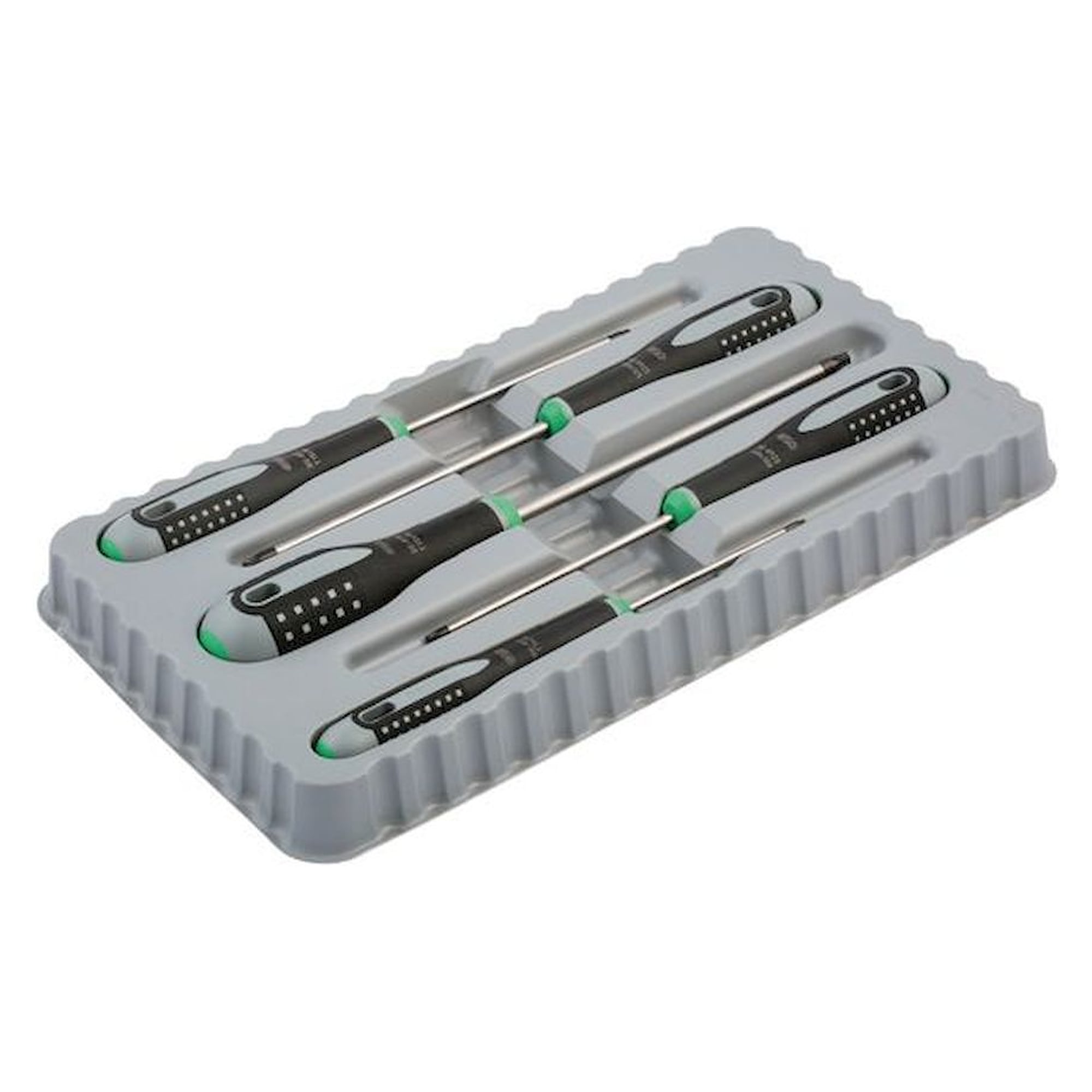 Bahco BE-9885. ERGO™ Schraubendreher-Satz für TORX-Schrauben mit Gummigriff, 5-teilig