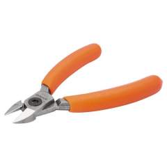 Bahco C3140IP. Compact side cutters with oval head and orange PVC handles 130 mm, Industrial packaging