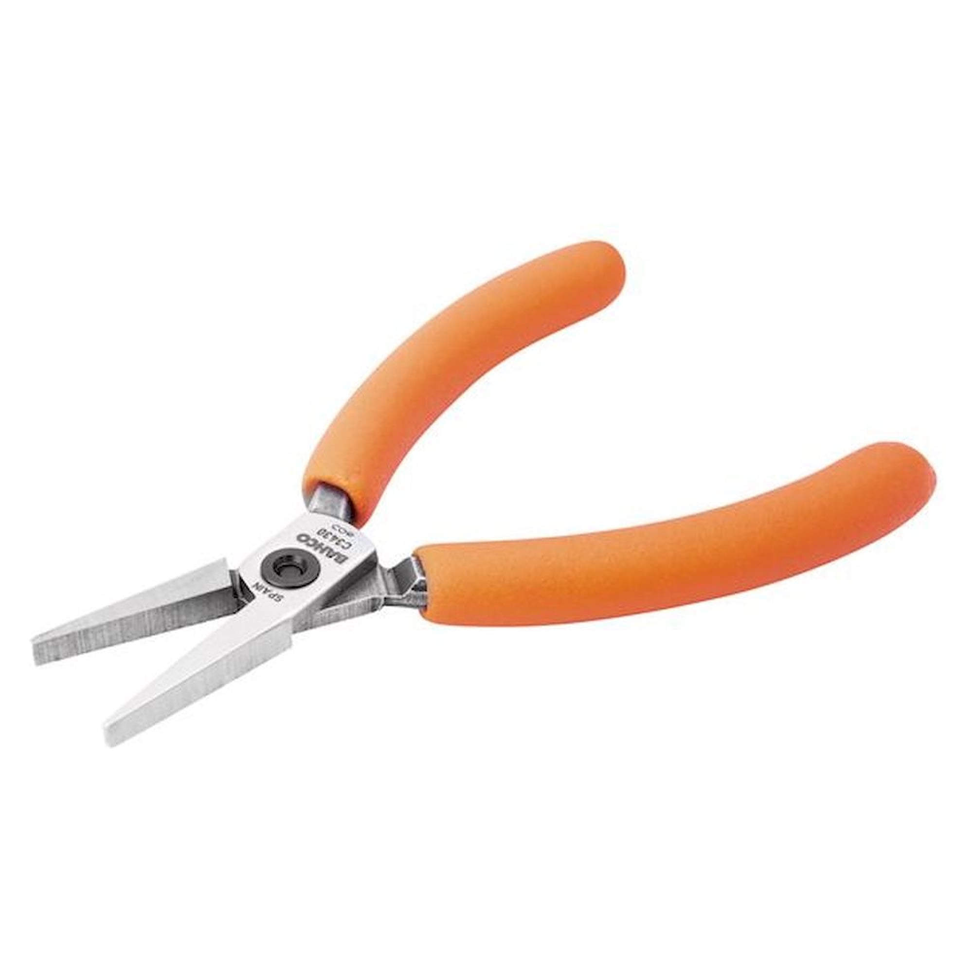Bahco C3430IP. Kompakte Flachzange mit orangefarbenen PVC-Griffen 129 mm, Industrieverpackung