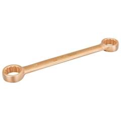 Bahco NSB010-1012. Non-sparking double ring spanner, 10x12 mm, made of copper beryllium, 140 mm