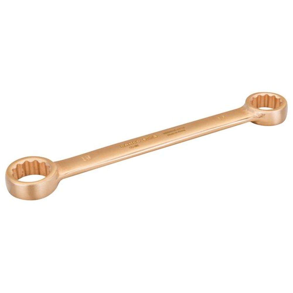Bahco NSB010-3032. Funkenfreier Doppelringschlüssel, 30x32 mm, aus Kupferberyllium, 295 mm