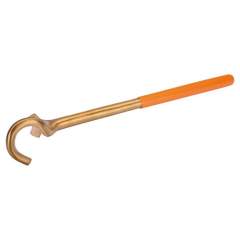 Bahco Nsb202-350. Non-sparking, long 36 mm valve key made of copper beryllium, 375 mm