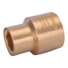 Bahco NSB224-17. 3/4" socket wrench insert in copper beryllium with 17 mm hexagon profile, non-sparking