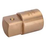 Bahco NSB232-16-24. Non-sparking 1/2" to 3/4 copper beryllium adapter, with square drive