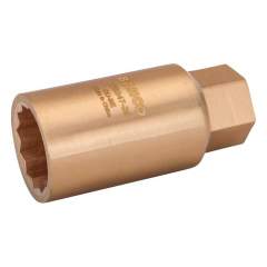 Bahco NSB247-26. Non-sparking 1/2" spark plug socket insert made of copper beryllium with hexagon profile