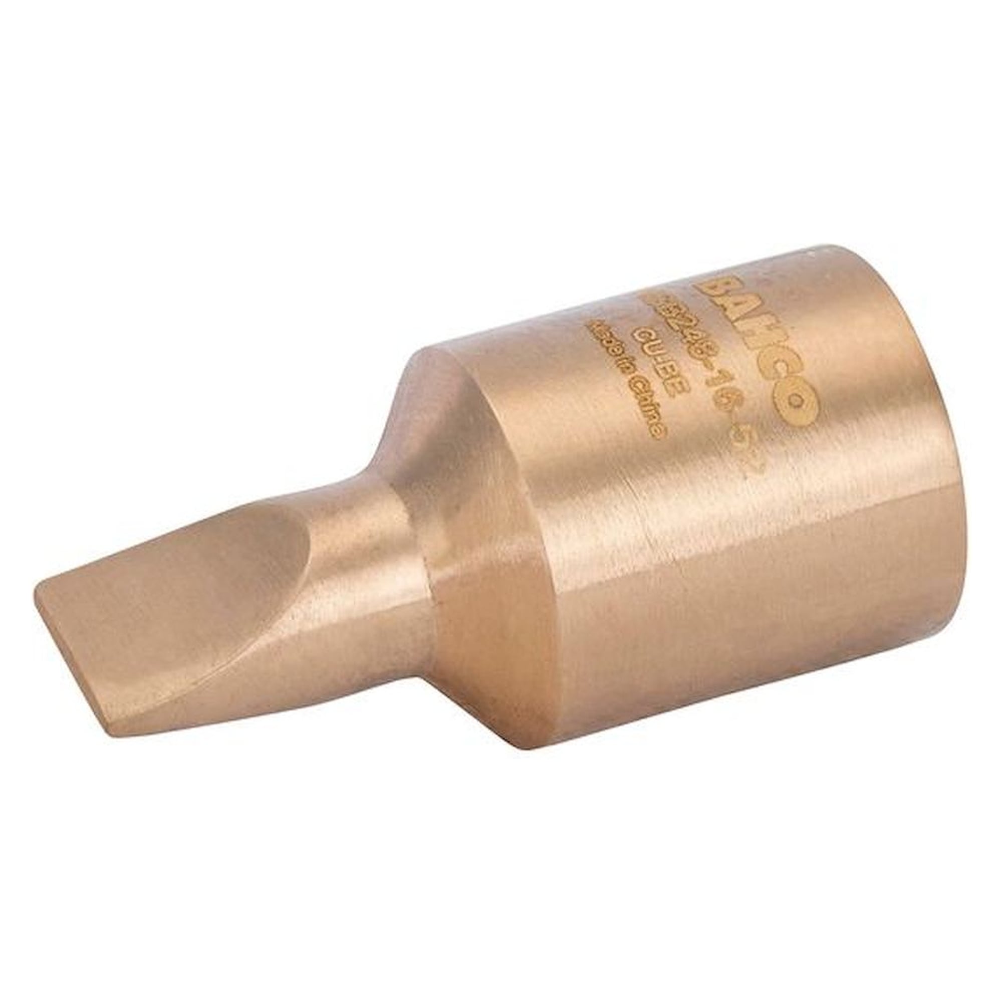 Bahco NSB248-16-52. Non-sparking 1/2" screwdriver bit insert made of copper beryllium, 52 mm