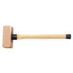 Bahco NSB500-3000. Mallet with copper beryllium head and wooden handle, non-sparking, 3 kg