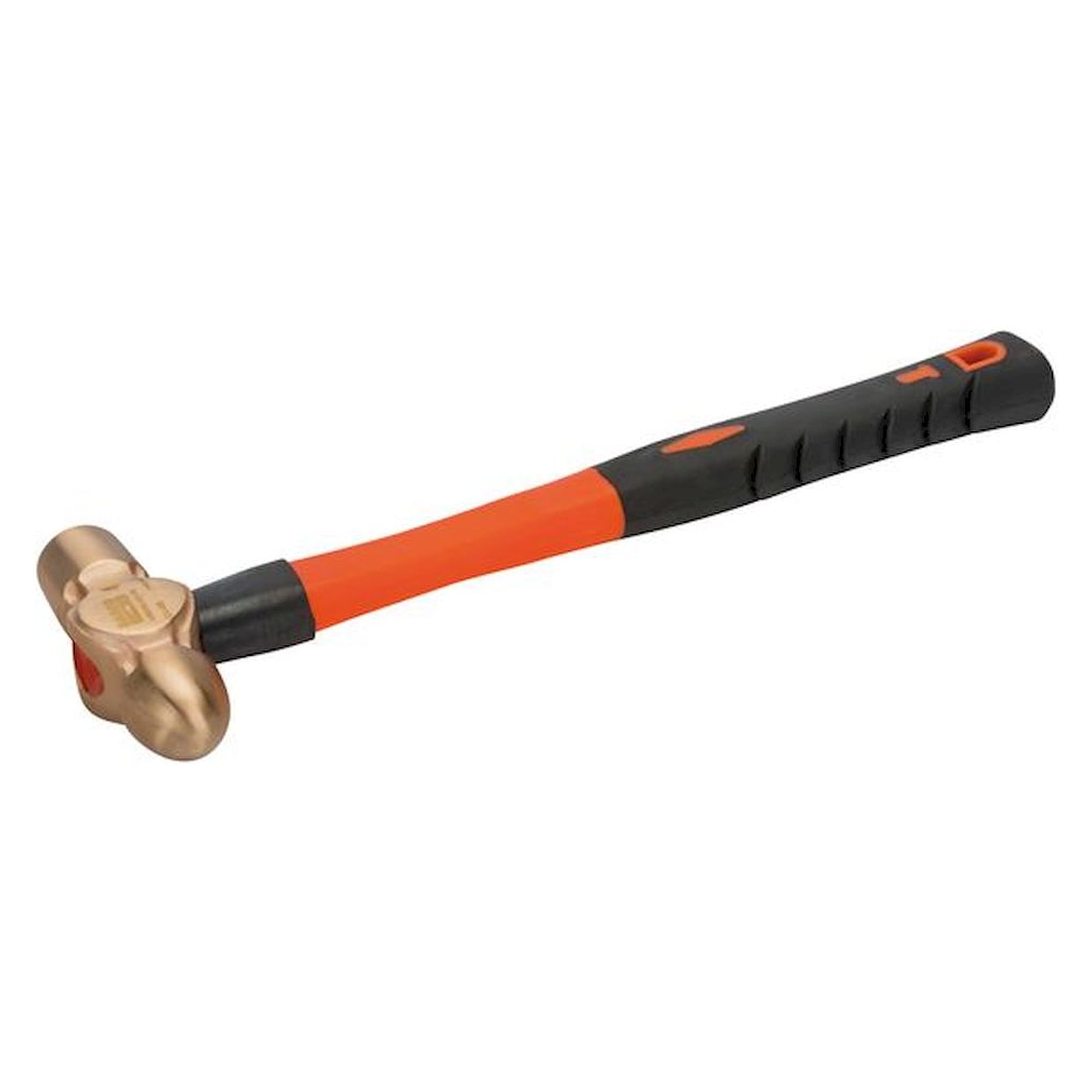 Bahco NSB506-700-FB. Schlosserhammer mit Kugelpinne, Kupferberyllium-Kopf und Fiberglas-Griff, funkenfrei, 680 g