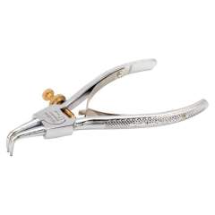 Belzer 2466 B10. Pliers for external retaining rings with 90° angled jaws, chrome-plated, 10 to 25 mm