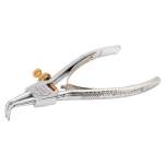 Belzer 2466 B3. Pliers for external retaining rings with 90° angled jaws, chrome-plated, 3 to 10 mm