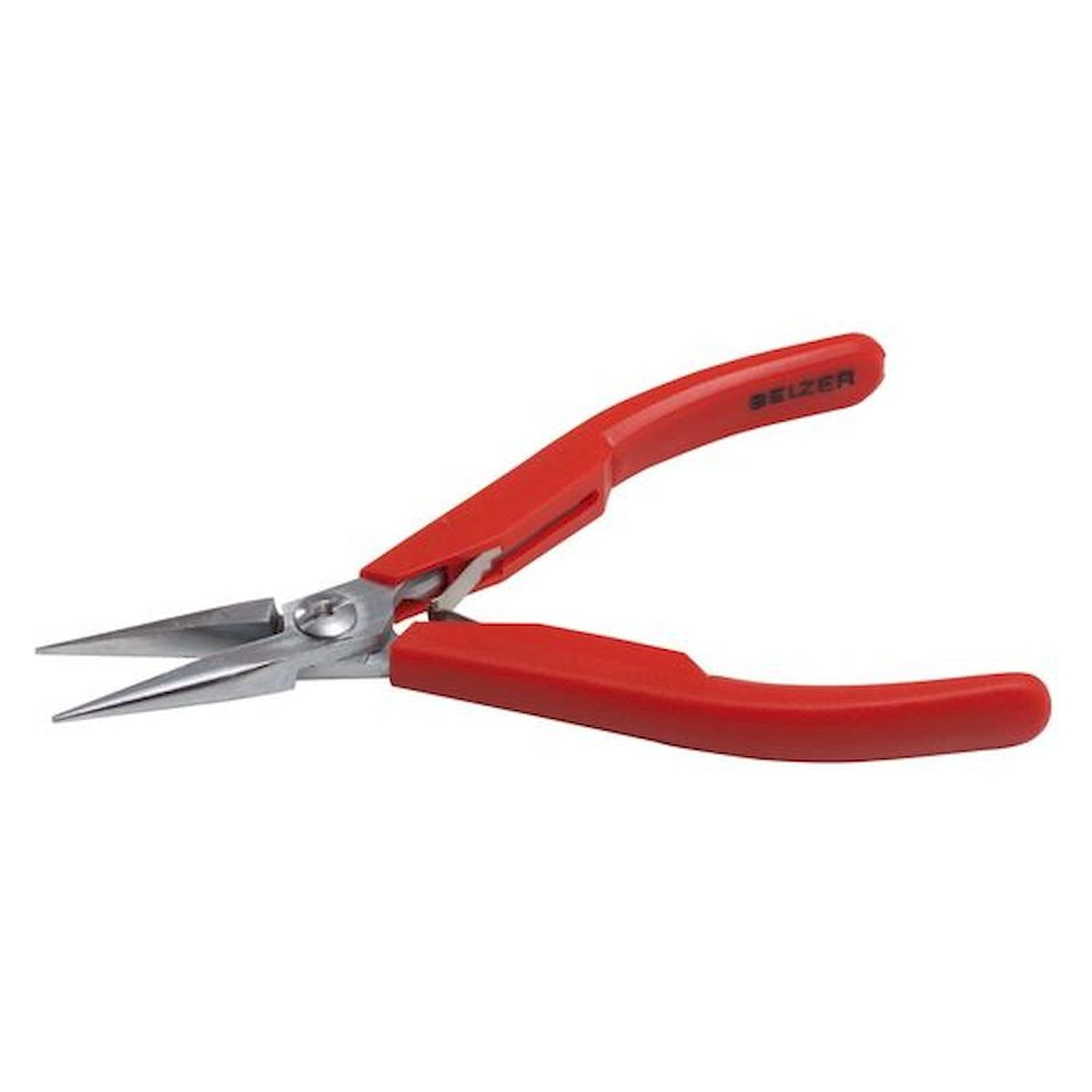 Belzer 2656 S. Flat nose pliers with synthetic handle, high gloss polished, 132 mm