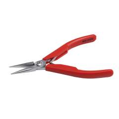 Belzer 2656 S. Flat nose pliers with synthetic handle, high gloss polished, 132 mm