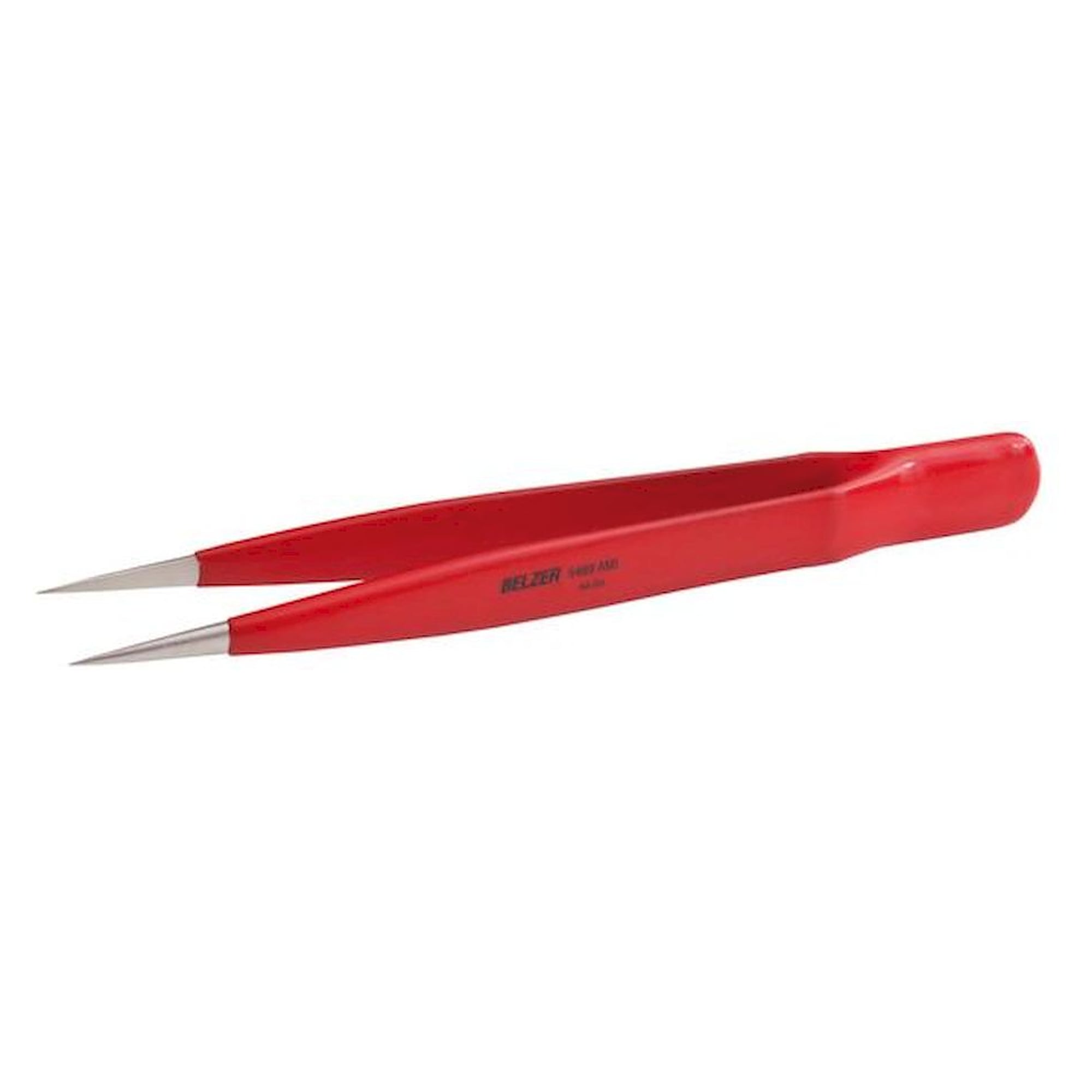 Belzer 5469 AMI. Non-magnetic universal tweezers made of stainless steel for fine and delicate assembly work, AA-SA, 130 mm