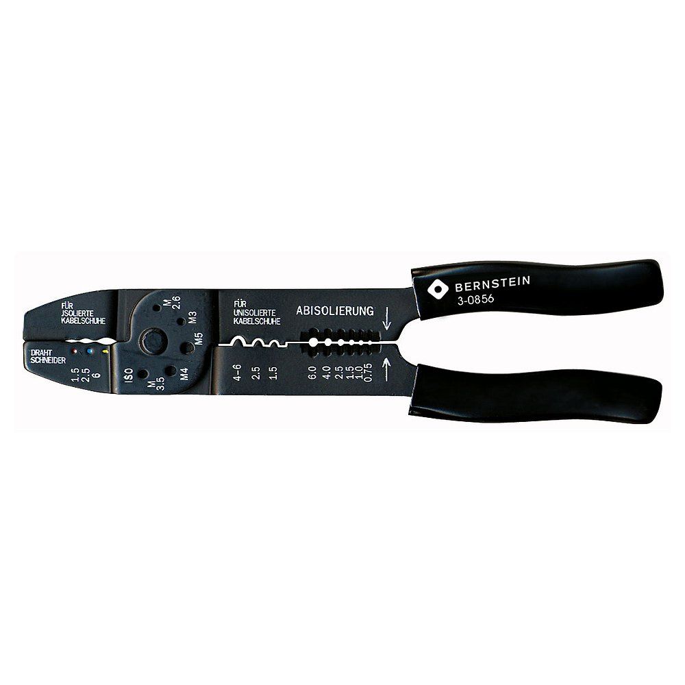 Bernstein 3-0856. Kabelschuhzange Abisolierzange