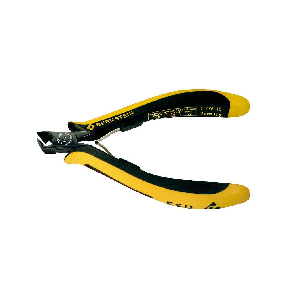 Bernstein 3-675-15. ESD Schrägvornschneider EUROline Flush 115 mm