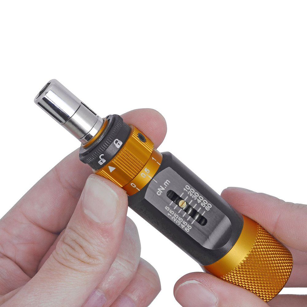 Bernstein 4-563. Mini-Drehmomentschraubendreher 0.05-0.6Nm mit Adapter 4 mm > 6,35 mm