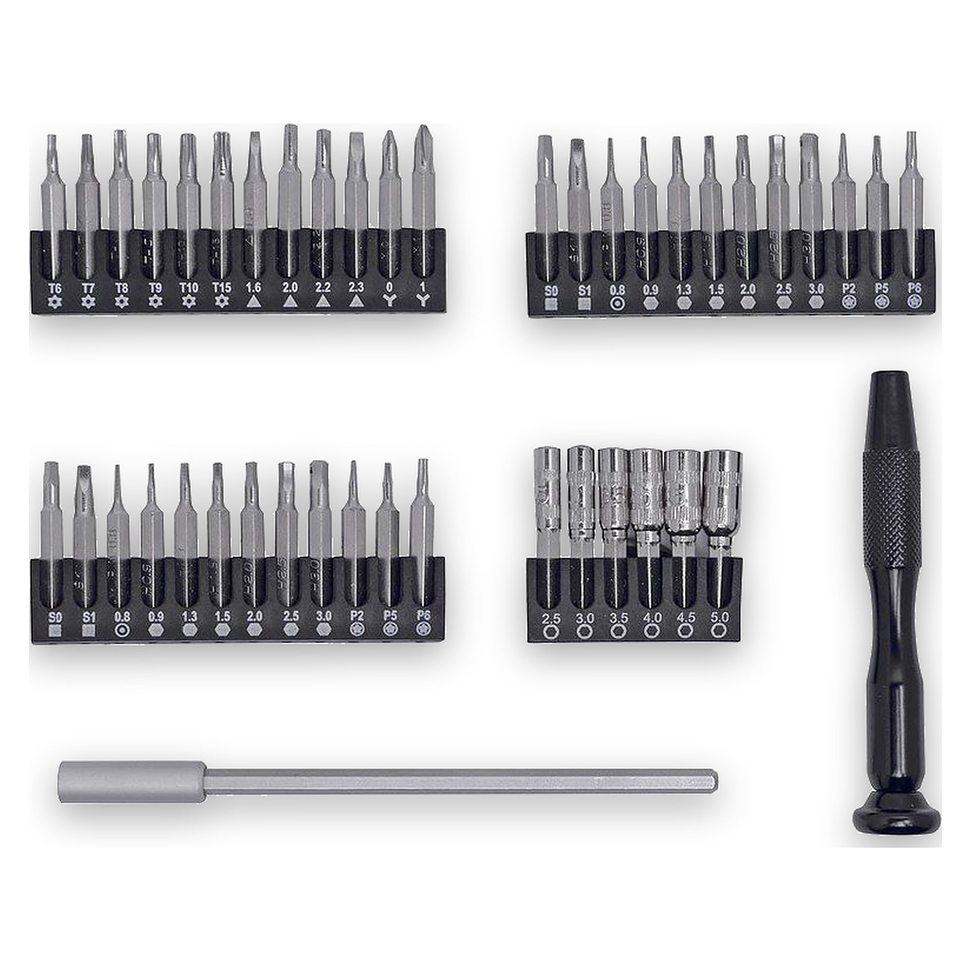 Bernstein 4-970-A. Bit set with torque adapter 0.1 and 0.2Nm 47 pcs