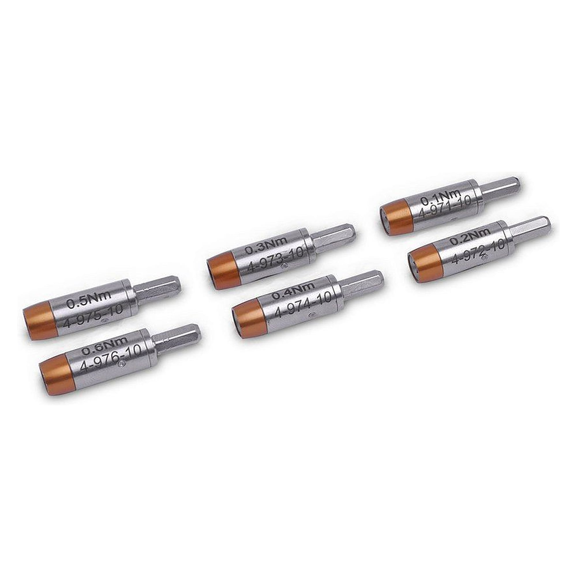 Bernstein 4-970. Bit-Satz mit Drehmoment-Adapter 51-tlg. 0.1 - 0.6Nm