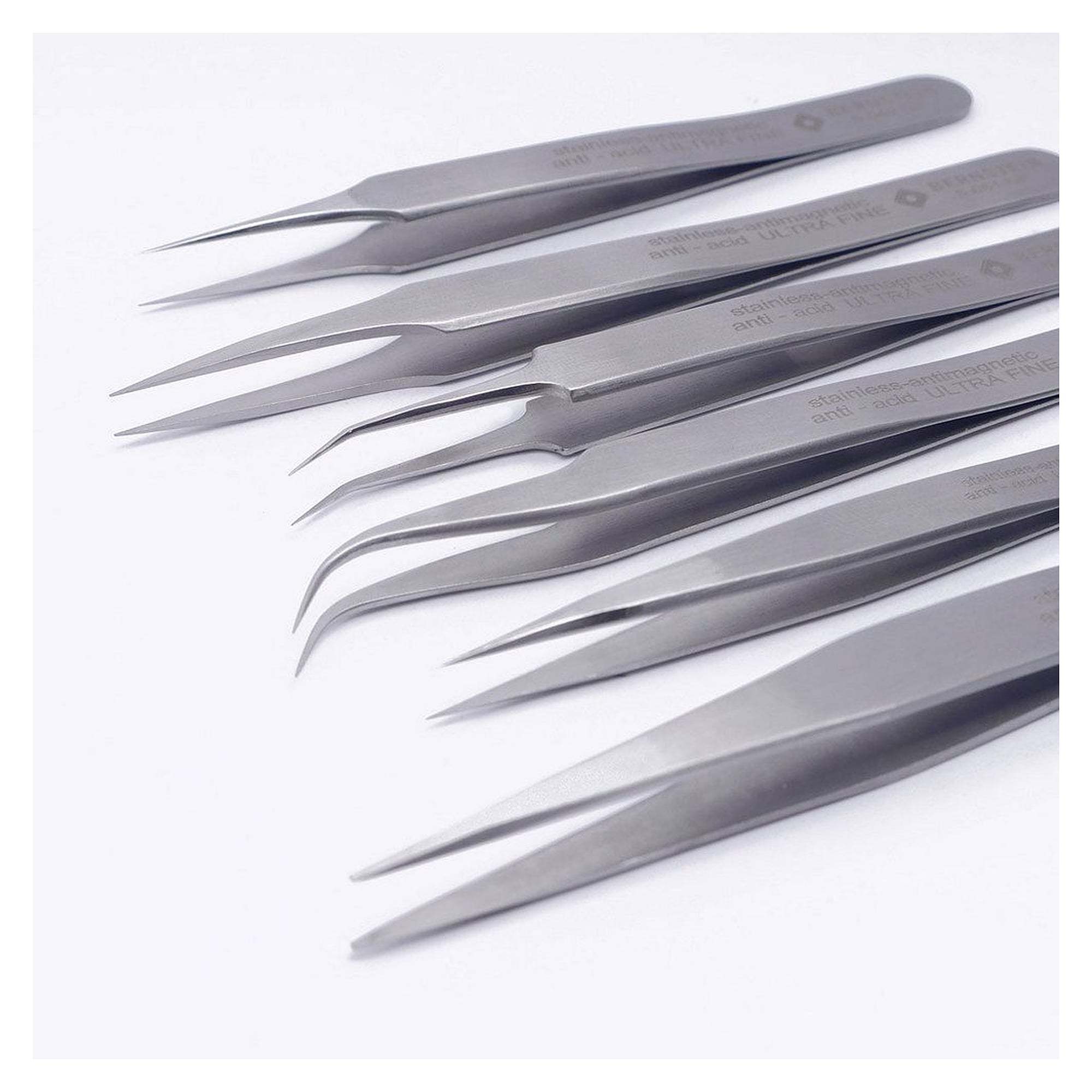 Bernstein 5-070-UF. SMD tweezers set ULTRA FINE 6 pcs