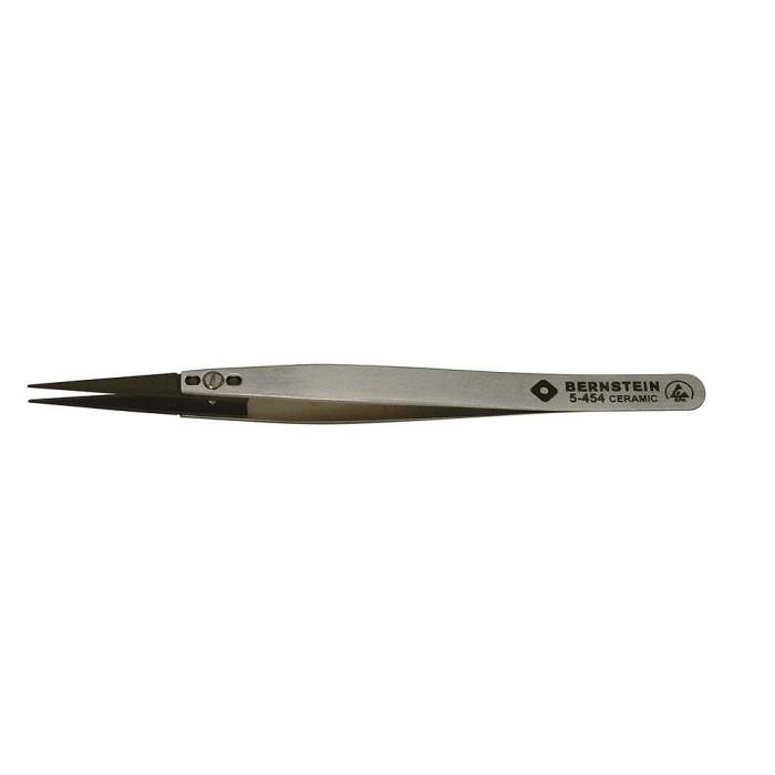 Stainless Steel Ceramic Tweezers, Antimagnetic, High Temperature Resistant,  Non-Conductive