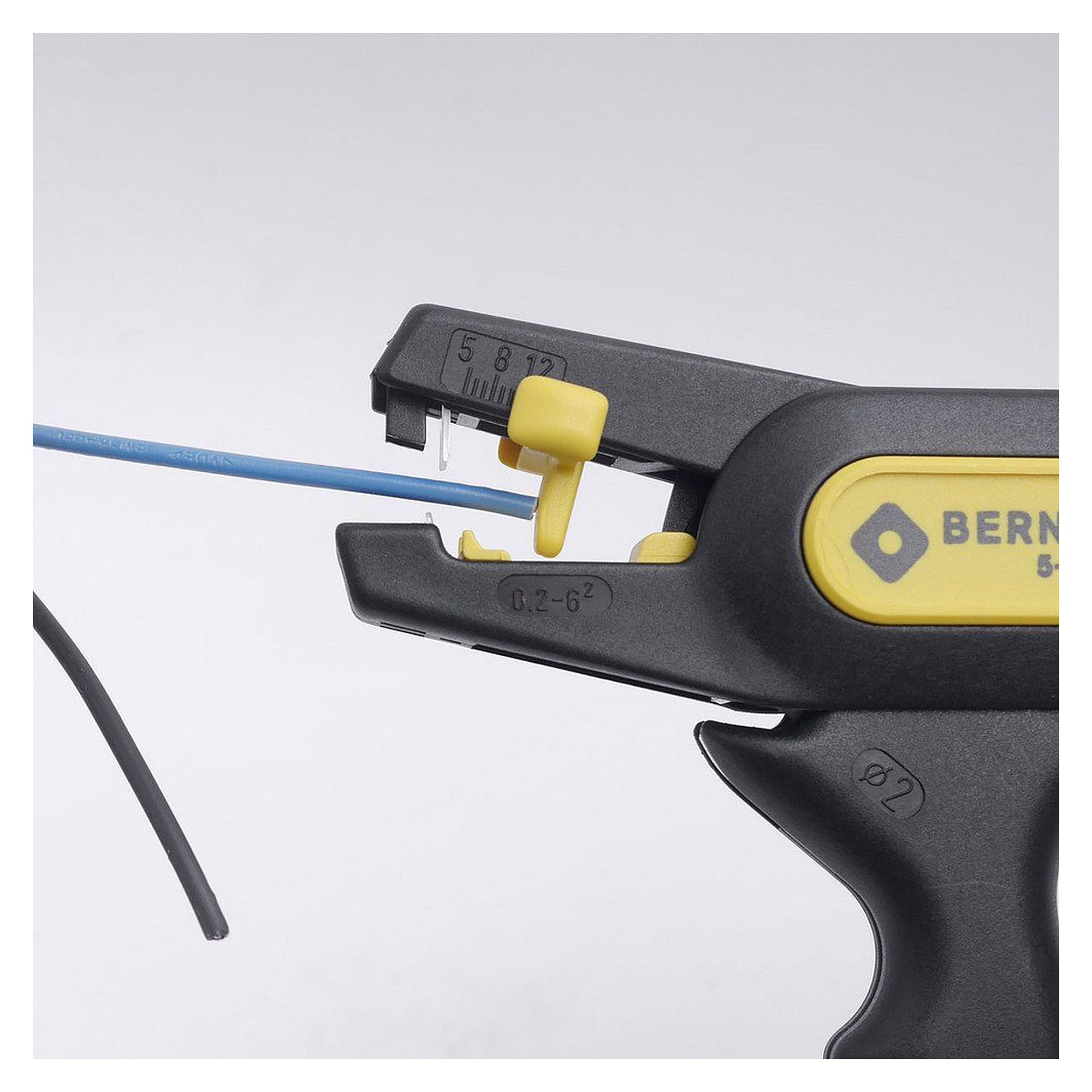 Bernstein 5-531. Automatische Abisolierzange 0.2-6 mm² mit Anschlag