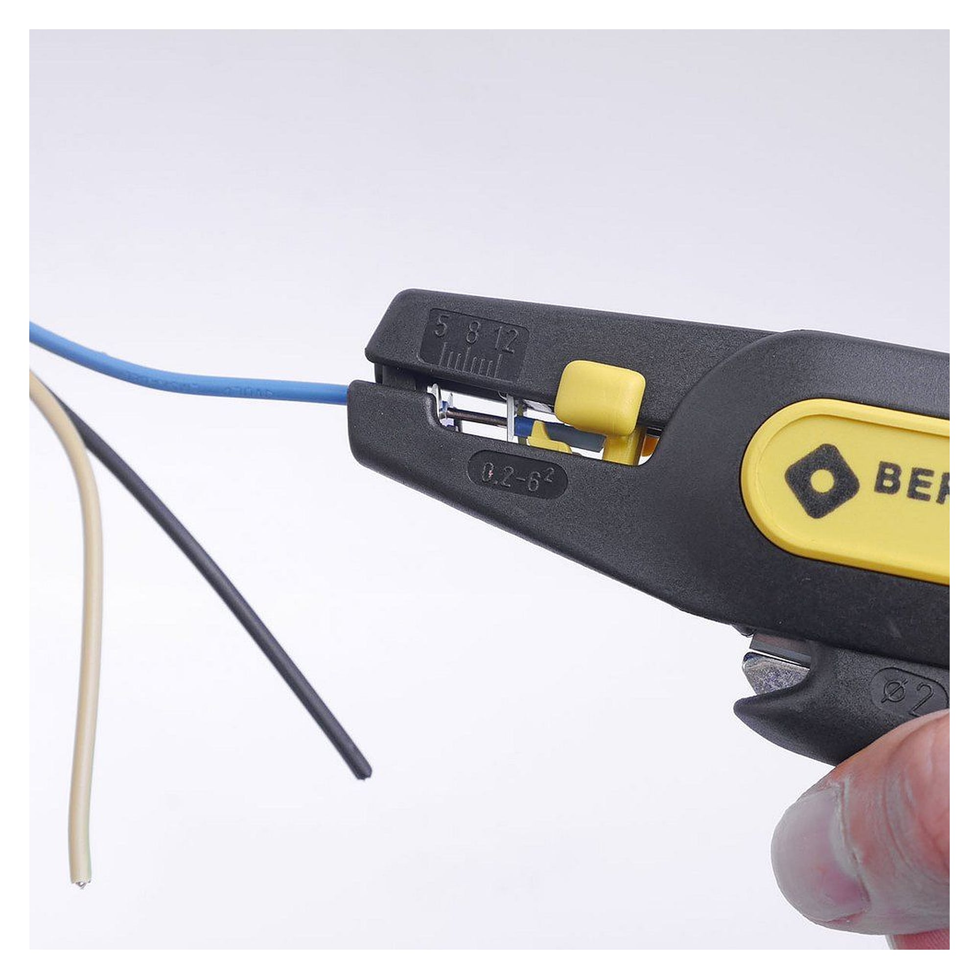 Bernstein 5-531. Automatische Abisolierzange 0.2-6 mm² mit Anschlag