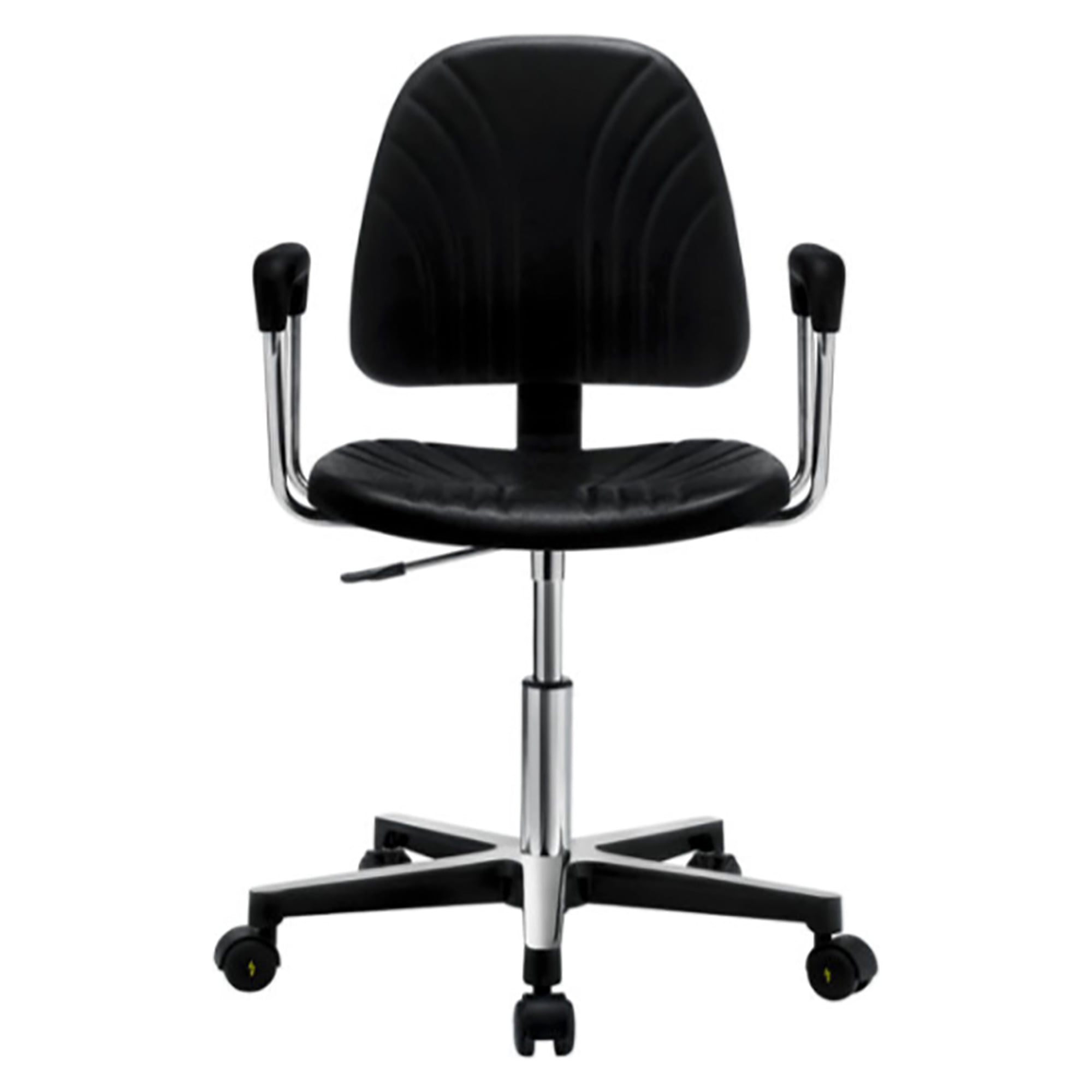 Antistatischer Arbeitsdrehstuhl GREF 245, Sitzhöhe 420-550 mm