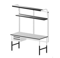 Reeco RF-002-18375-9003-S1 ESD. Table de travail Set 1 Classic, 1830x750mm