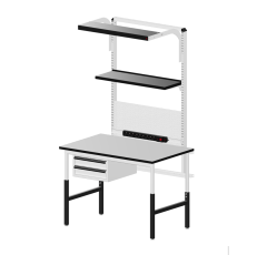 Reeco RF-002-12075-9003-S2 ESD. Table de travail Set 2 Classic, 1200x750mm