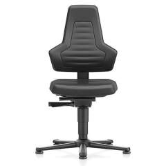 Bimos 9030E-MG01-3001. ESD chair NEXXIT 1, with glider, imitation leather black, without handles