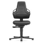 Bimos 9030E-MG01-3218. ESD chair NEXXIT 1, with glider, imitation leather black, ESD handles