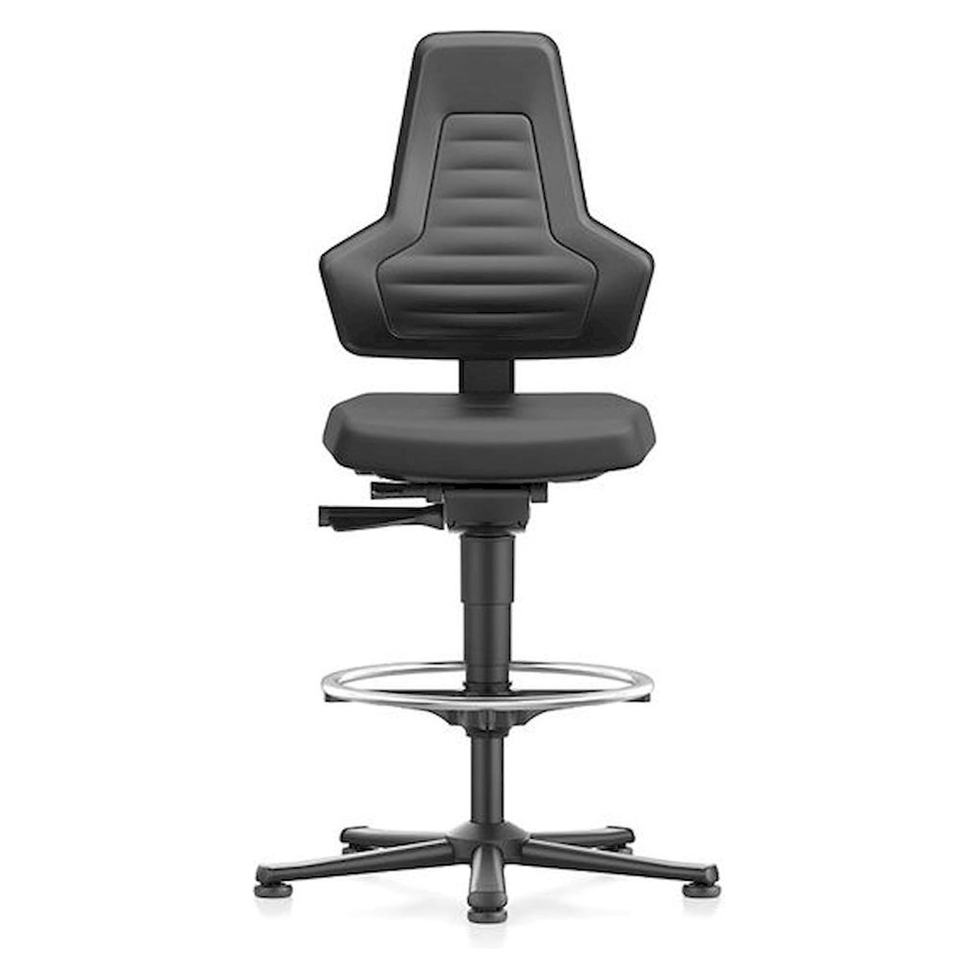 Bimos 9031E-2000-3001. ESD chair NEXXIT 3, with glider and foot ring, integral foam black, without handles
