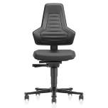 Bimos 9033E-2000-3001. ESD chair NEXXIT 2 with castors, integral foam black without handles
