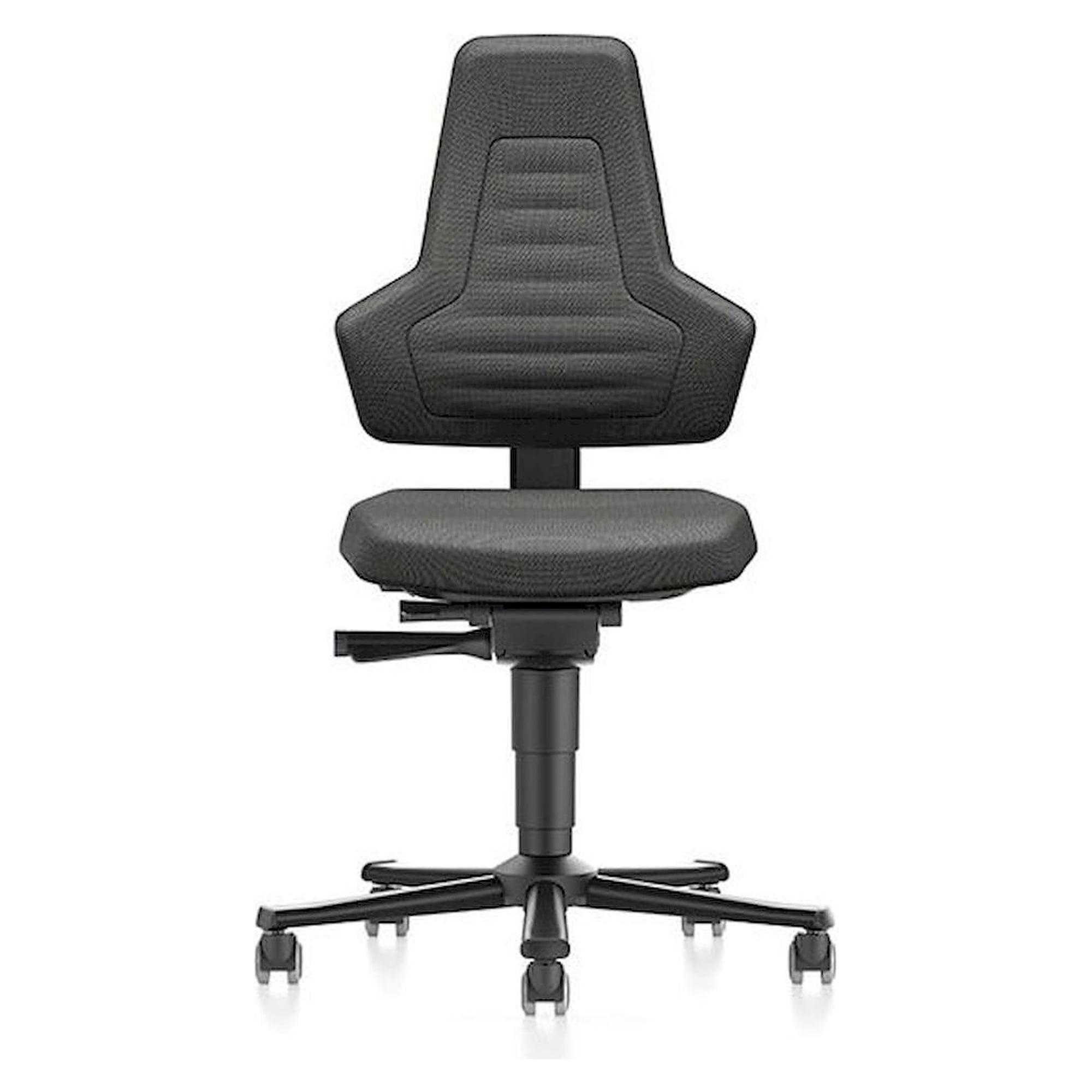 Bimos 9033E-9801-3001. ESD Stuhl Nexxit 2 mit Rollen, Duotec schwarz ohne Griffe