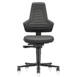 Bimos 9033E-9801-3001. ESD Chair NEXXIT 2 with castors, Duotec black without handles