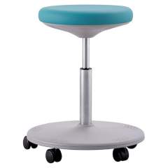 Bimos 9107-6914. Lab stool Labster with rolls, imitation leather mint