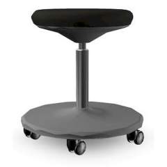 Bimos 9107E-2000. ESD Lab Stool Labster with castors, integral foam black