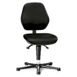 Bimos 9150E-2571. ESD Chair Basic 1 with glider, imitation leather black, permanent contact