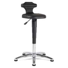 Bimos 9409E-2000. ESD Seat and  standing aid Flex 2 with glider, integral foam, black