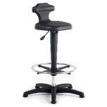 Bimos 9419-2000.  standing aid Flex, Seat-  standing chair, with foot ring, black