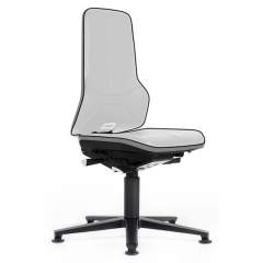 Bimos 9560E-9999-3278. ESD Chair Neon 1 with glider, Flexband grey, permanent contact