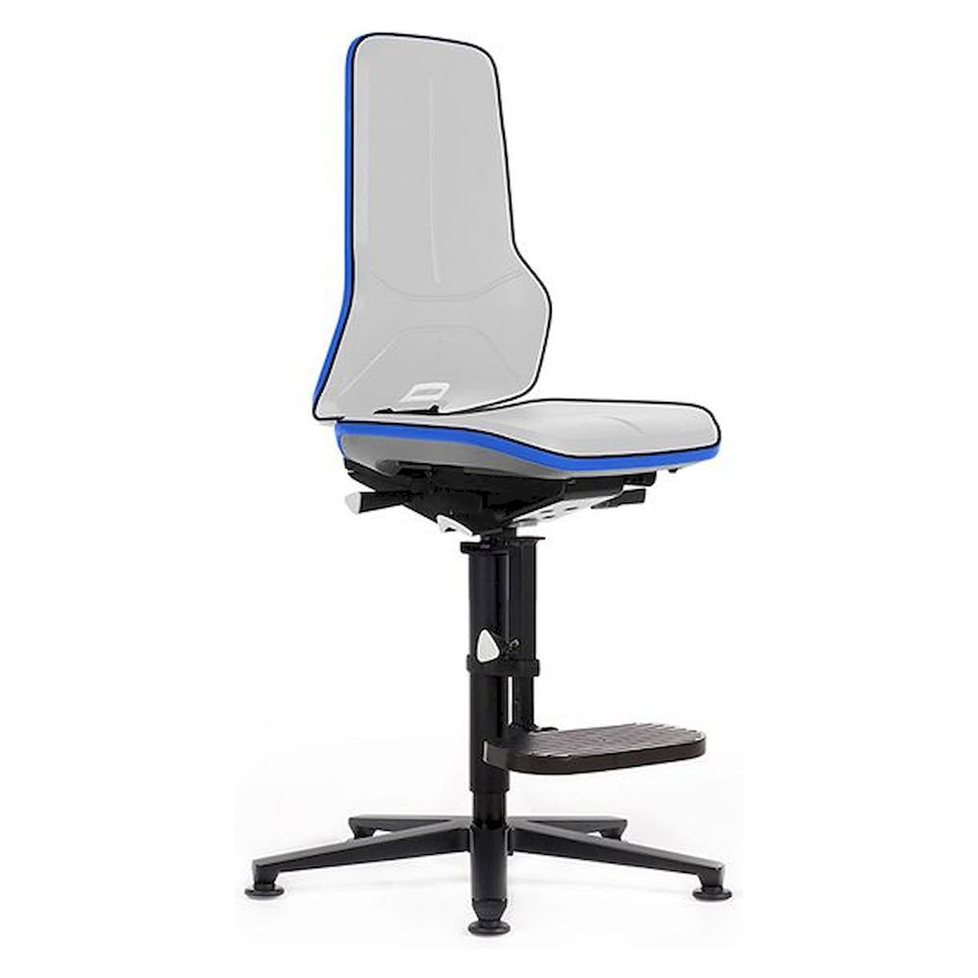 Bimos 9561-9999-3277. Neon 3 work chair glider and climbing aid, Flexband blue, permanent contact