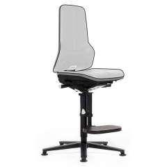 Bimos 9561E-9999-3278. ESD chair Neon 3, glider and climbing aid, flexband grey, permanent contact