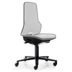 Bimos 9563E-9999-3278. ESD Chair Neon 2 with castors Flexband grey, permanent contact